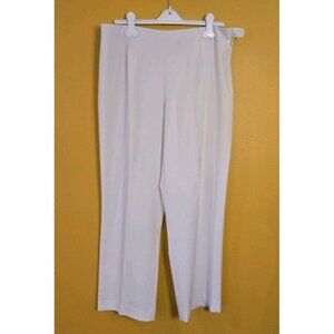 Taylor Brooke Womens White Cream Straight Leg Dress Pant Size 18 Canada Side Zip